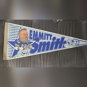 NFL Blue and White Emmitt Smith Pennant